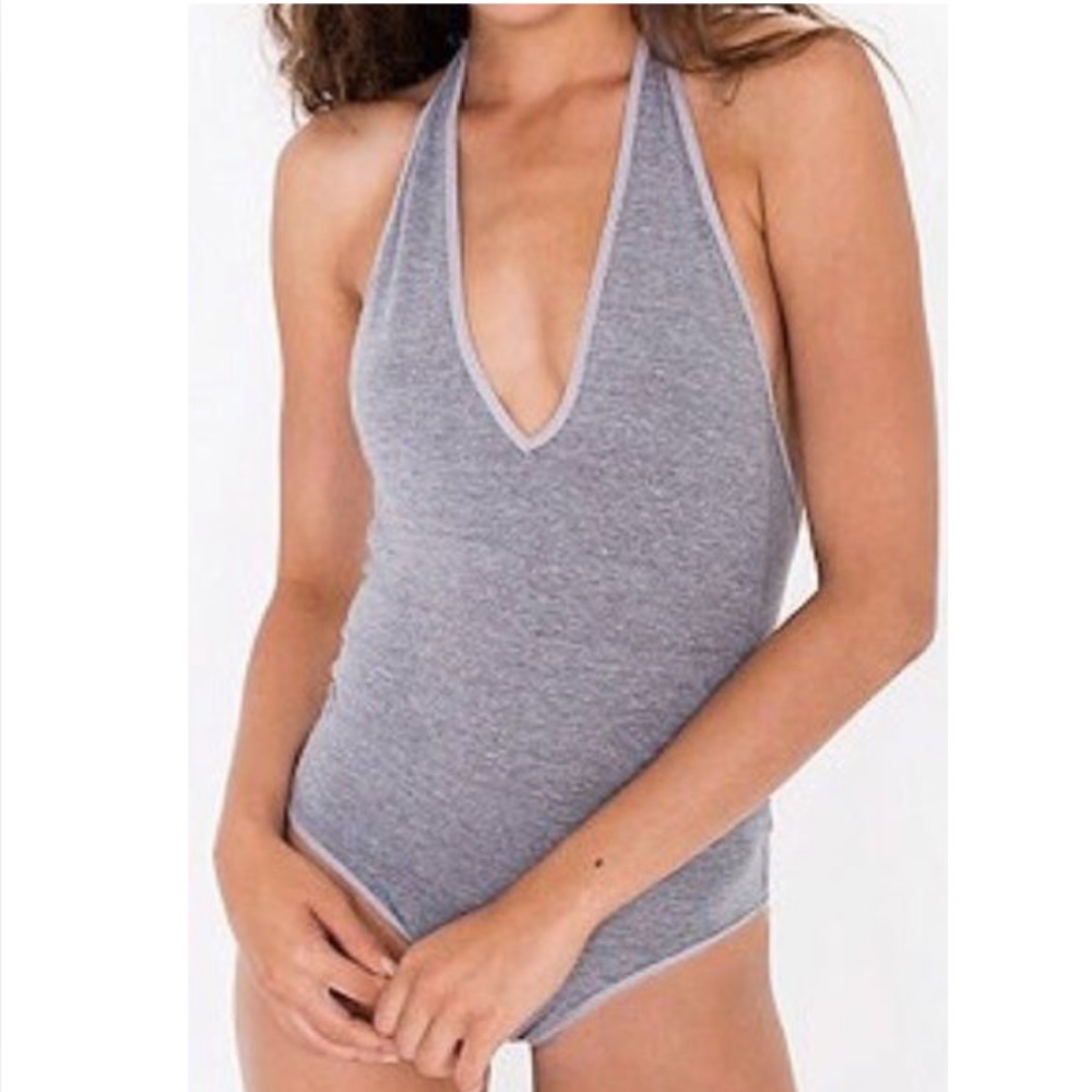 American Apparel Halter Bodysuit